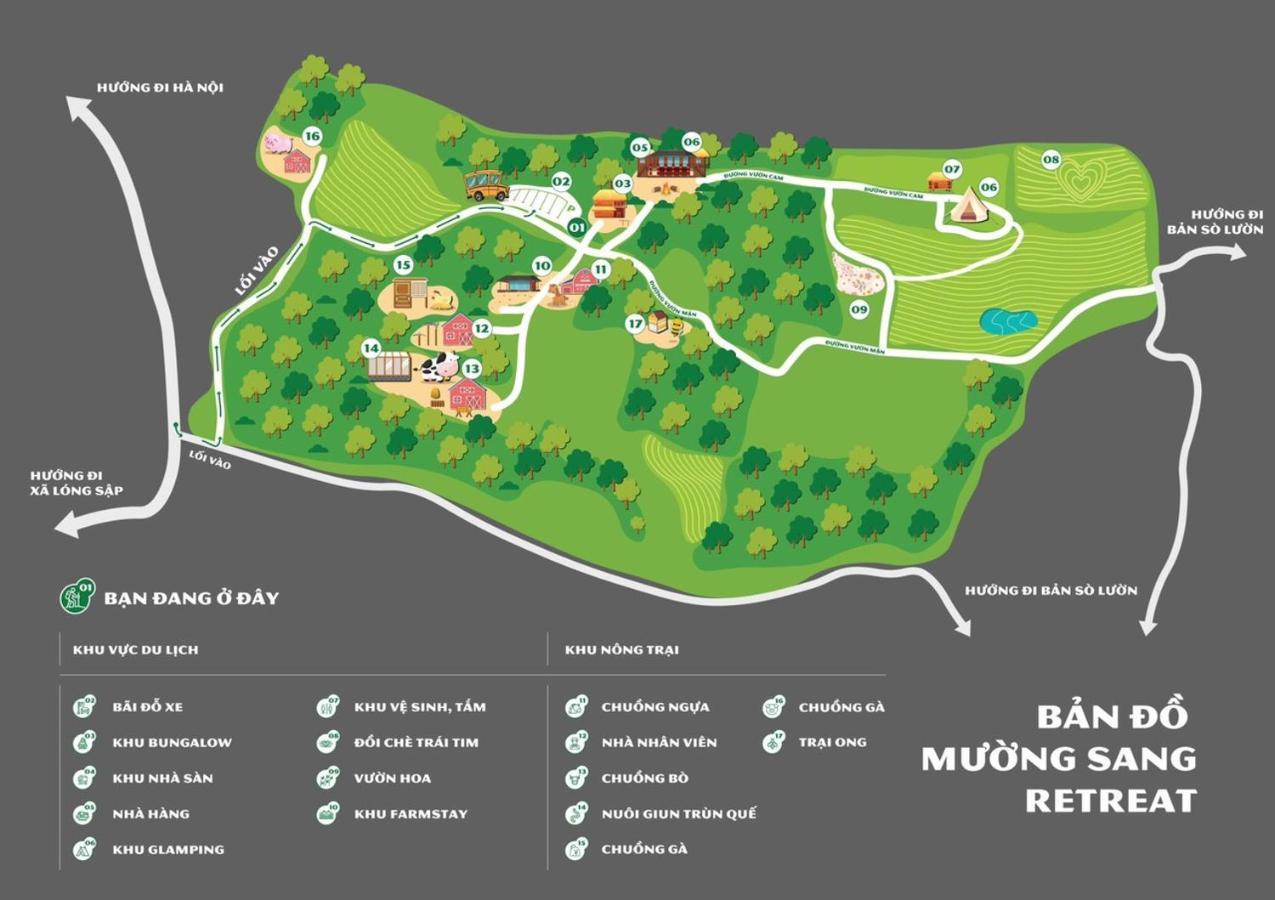 Muong Sang Farmstay Моктяу Екстер'єр фото